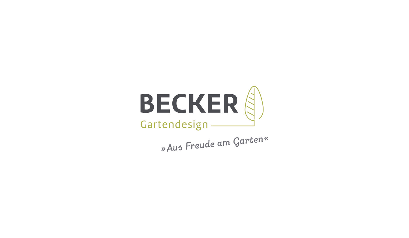 Logoentwicklung für den Garten- und Landschaftsbauer Becker aus Menden